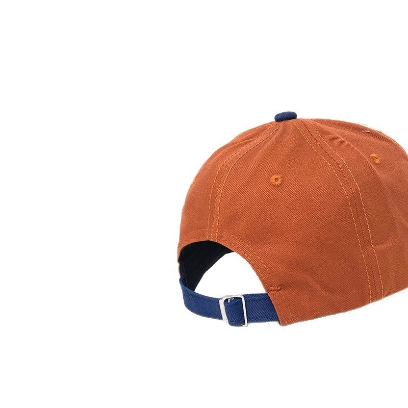 Retro Color Matching Baseball Cap Baby Boy And Girl Summer Sun Protection Hat