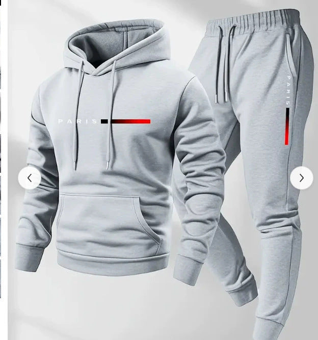 Loose Letter Sweater Coat Long Sleeve Trousers Cover