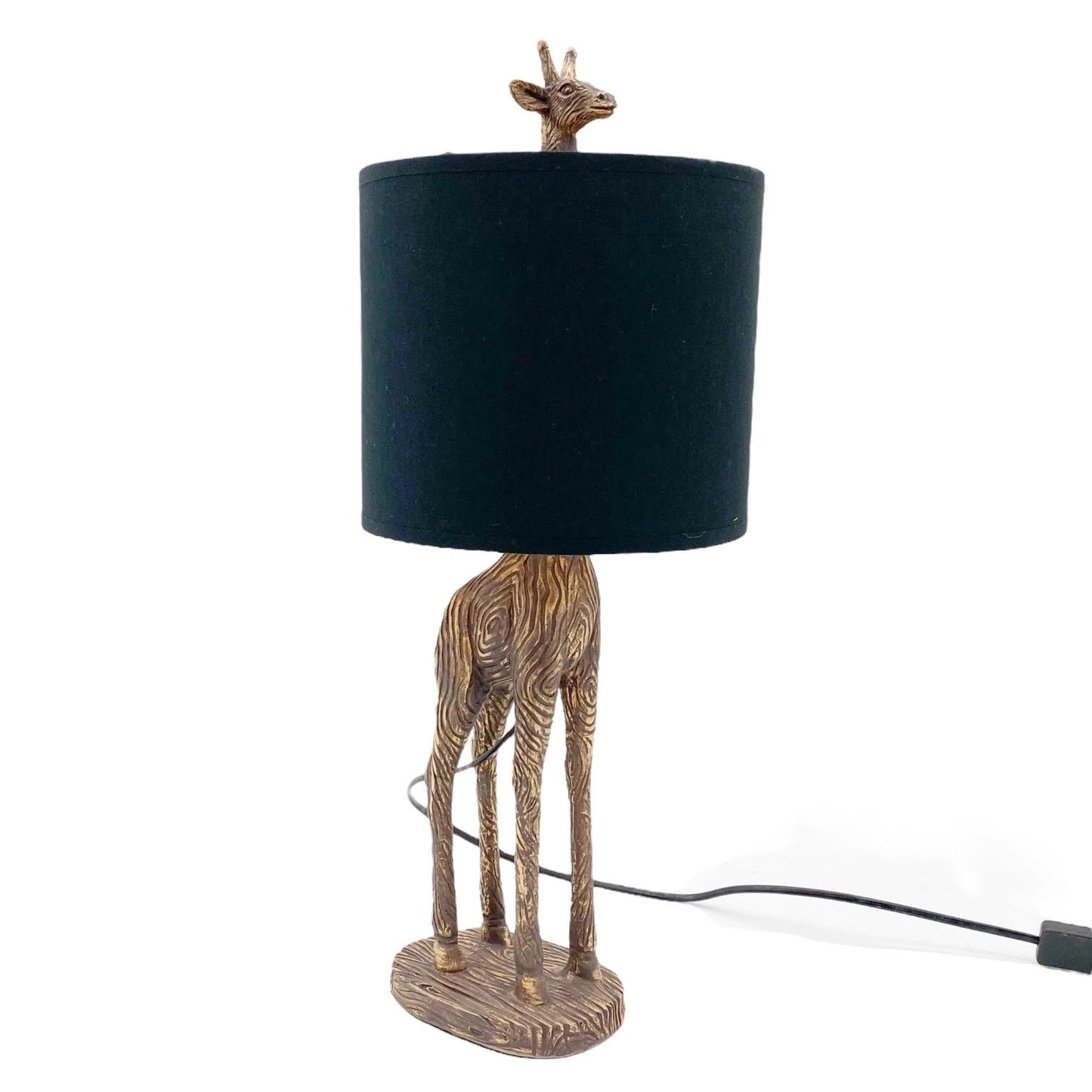 52X20X20CM TABLE LAMP 8" BLACK SHADE
