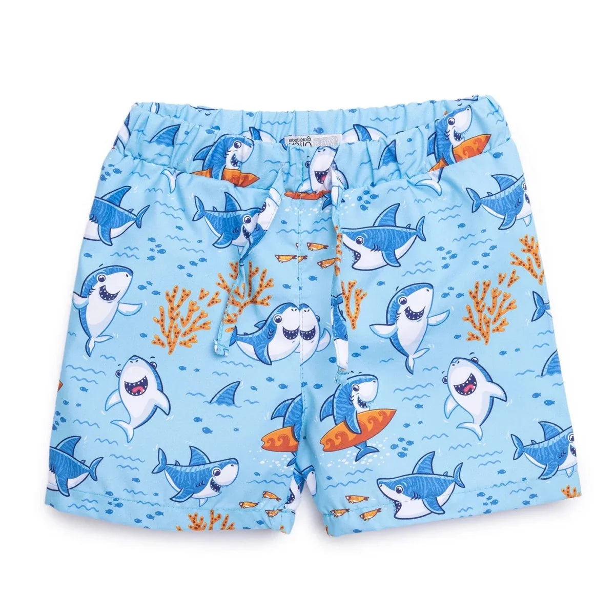 HelloBaby UV Protection Shark Print Baby Swim Shorts (2 Years to 5 Years)