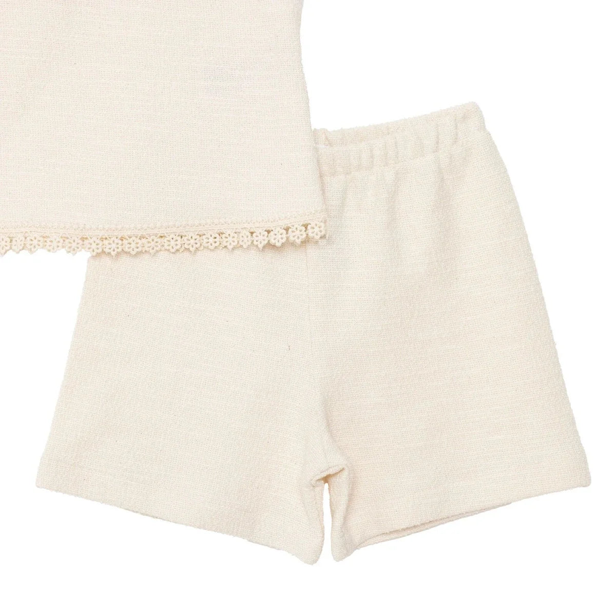 HelloBaby Sleeveless Jacquard Baby Top & Shorts Set (6-9 Months to 4-5 Years)
