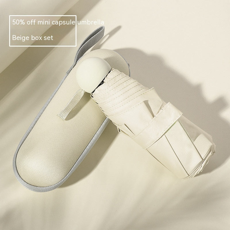 Portable Mini Pocket Capsule Sunshade