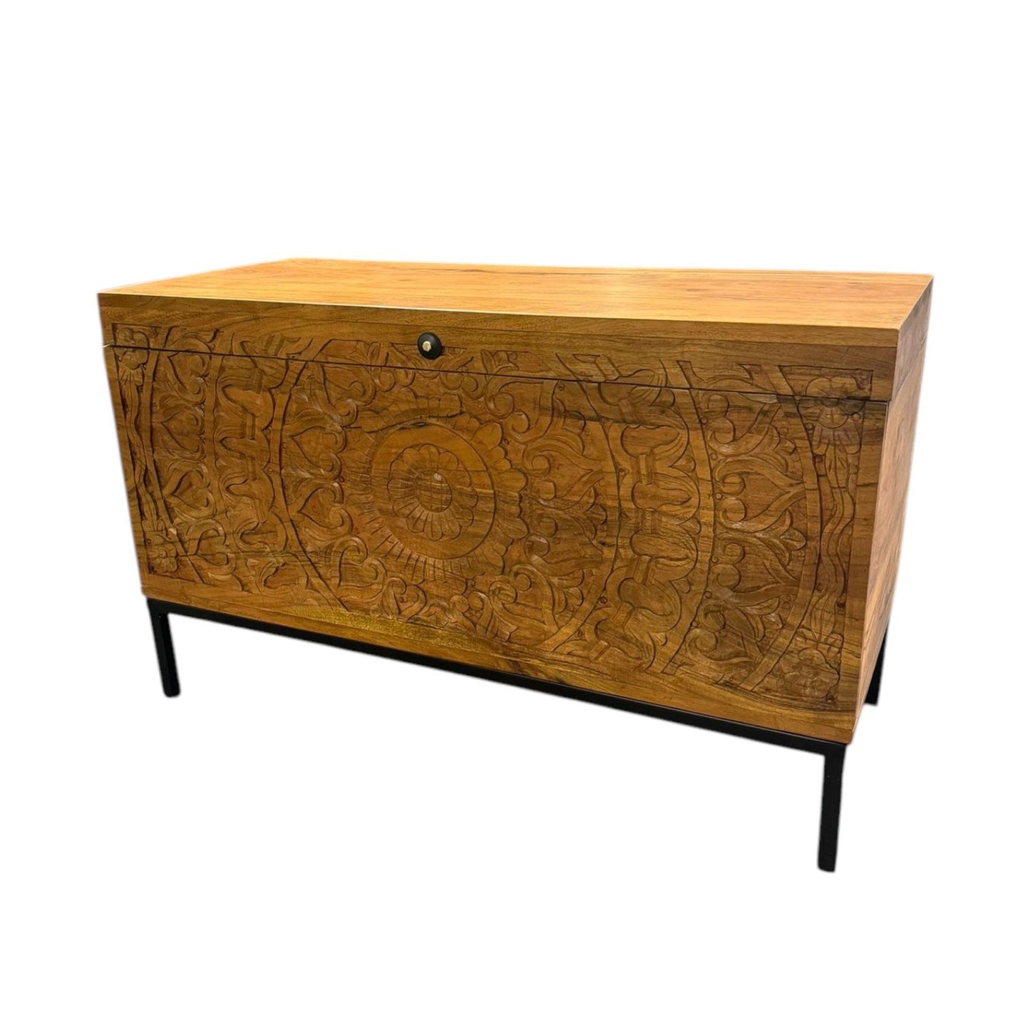 90CM WOODEN CHEST