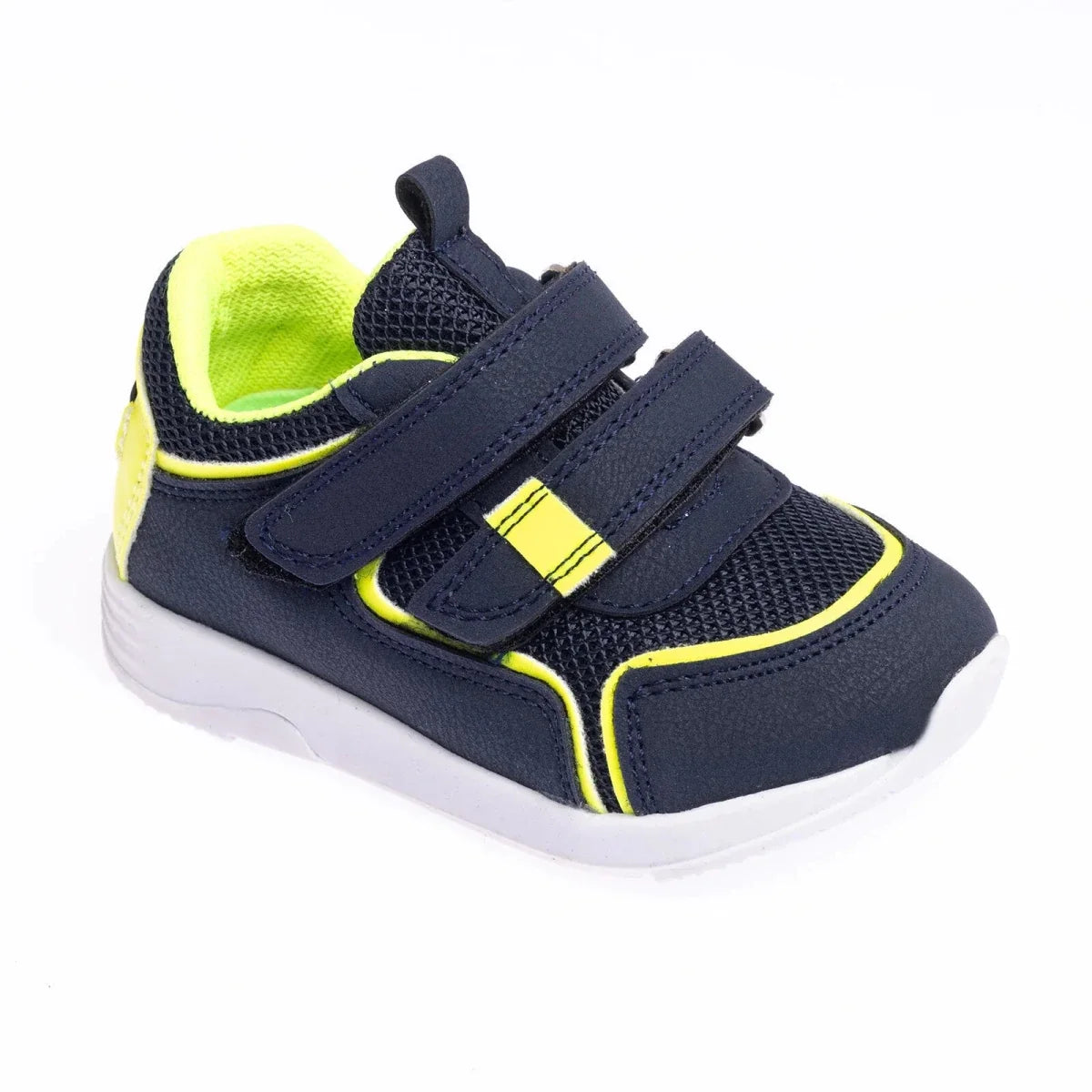HelloBaby Touch-Fastening Faux Leather Baby Trainers