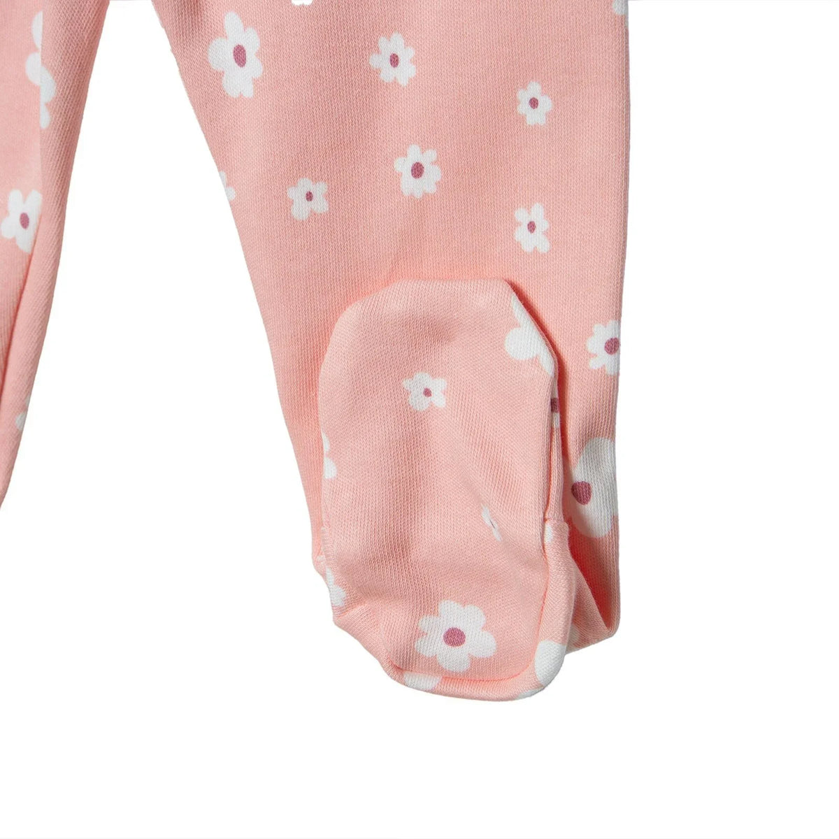 HelloBaby Bunny Print Baby Bodysuit & Footed Bottoms Set (Newborn to 9 Months)
