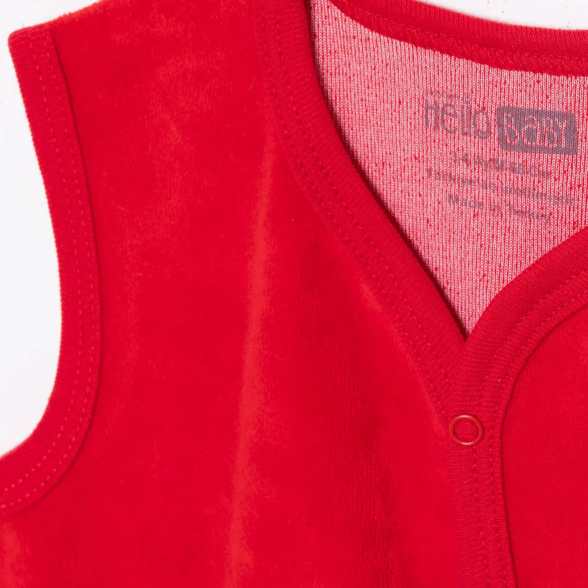 HelloBaby Velour Baby Gilet (Newborn to 6-9 Months)