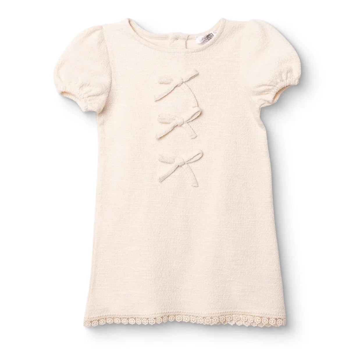 HelloBaby Short Sleeve Jacquard Woven Baby Dress (6-9 Months to 4-5 Years)