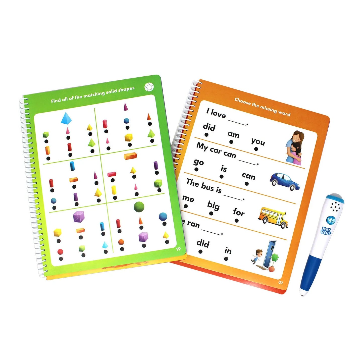 Hot Dots Learn at Home Reading & Maths Set 1 (4+ Years)