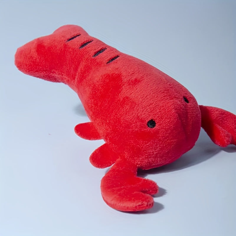 Squeaky Lobster Stuffed Toy For Dog Interactive Bite Resistant Toy For Small And Medium Dogs Crab Lobster