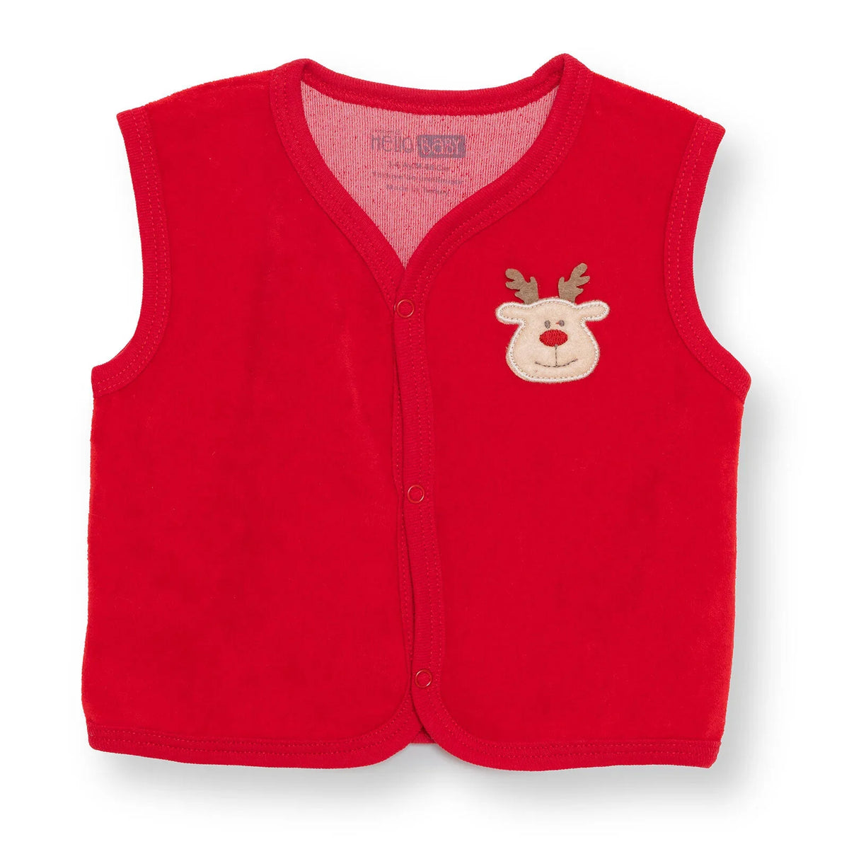 HelloBaby Velour Baby Gilet (Newborn to 6-9 Months)