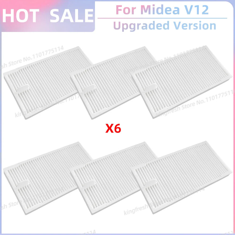 Fit for 미디어 Midea V12 / Eureka J12 Ultra Replacement Parts Accessories Main Roller Side Brush Hepa Filter Mop Cloth Dust Bag