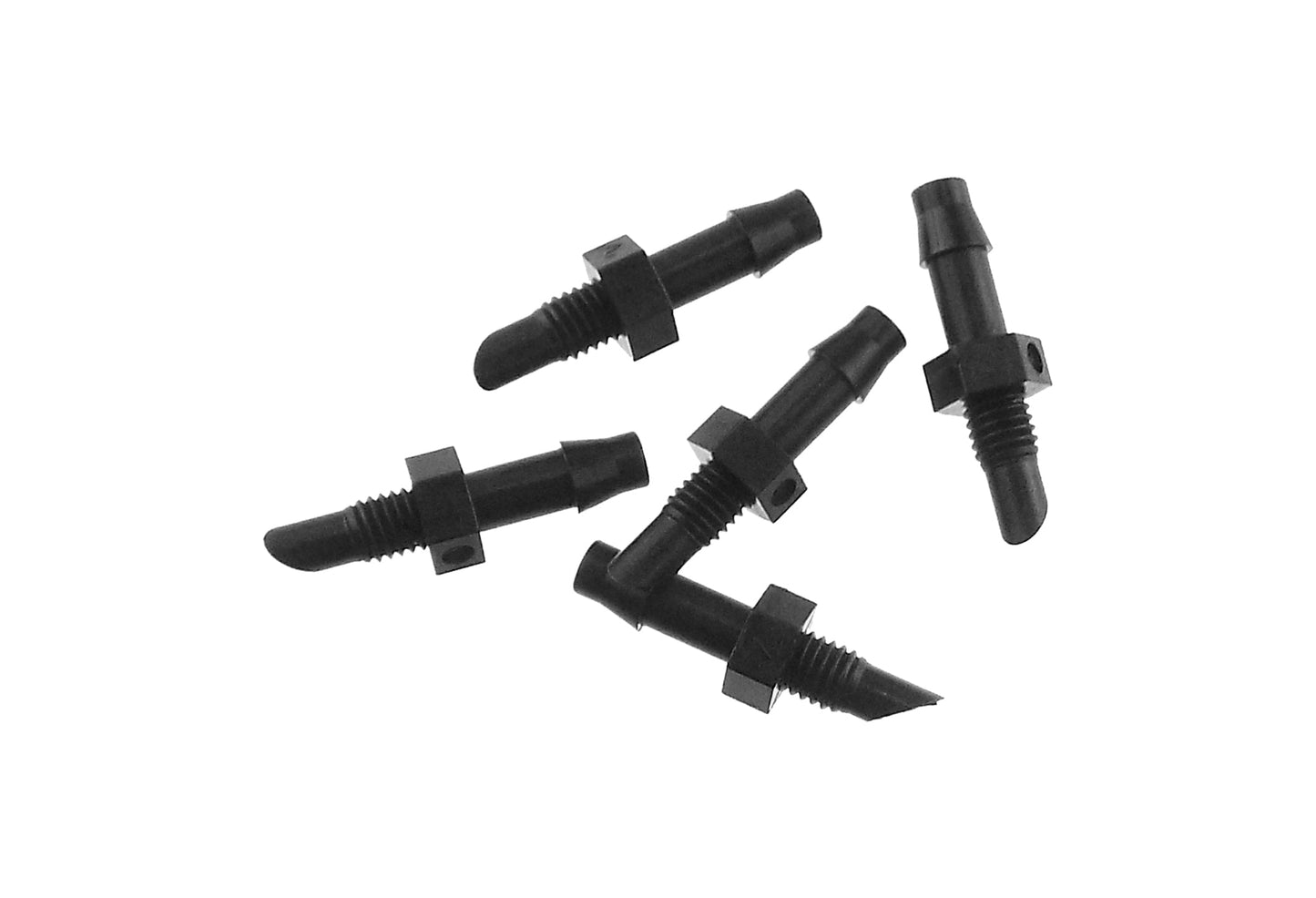 Antelco Adaptor Micro Fitting 4.5mm Barb x 10-32 Thread for Outdoor Watering Kit