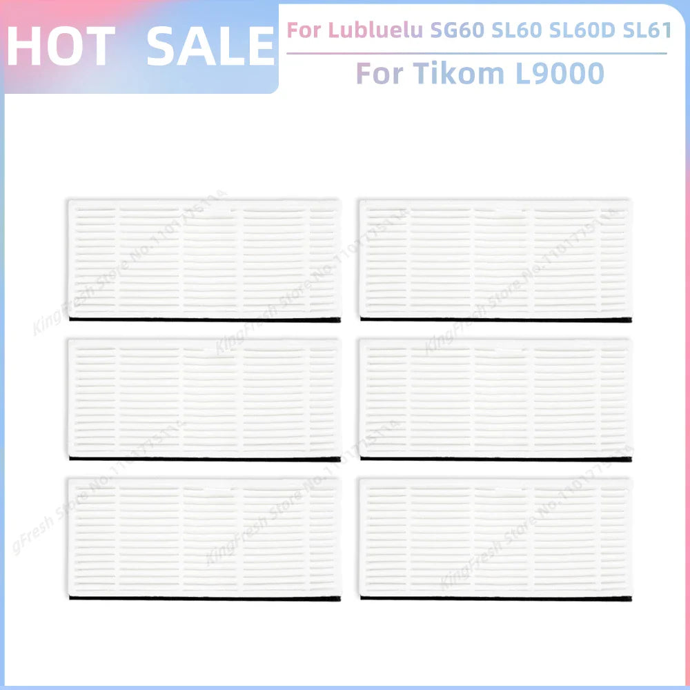 Fit For Lubluelu SG60 SL60 Plus SL60D SL61,Tikom L9000 L8000,Agaro Alpha,Laresar L6 Nex Parts Main Roller Brush Filter Mop Cloth