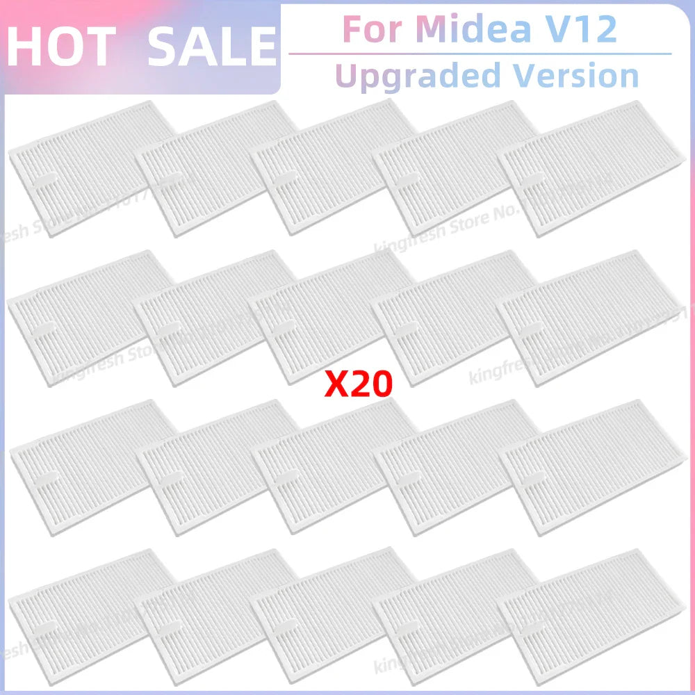 Fit for 미디어 Midea V12 / Eureka J12 Ultra Replacement Parts Accessories Main Roller Side Brush Hepa Filter Mop Cloth Dust Bag