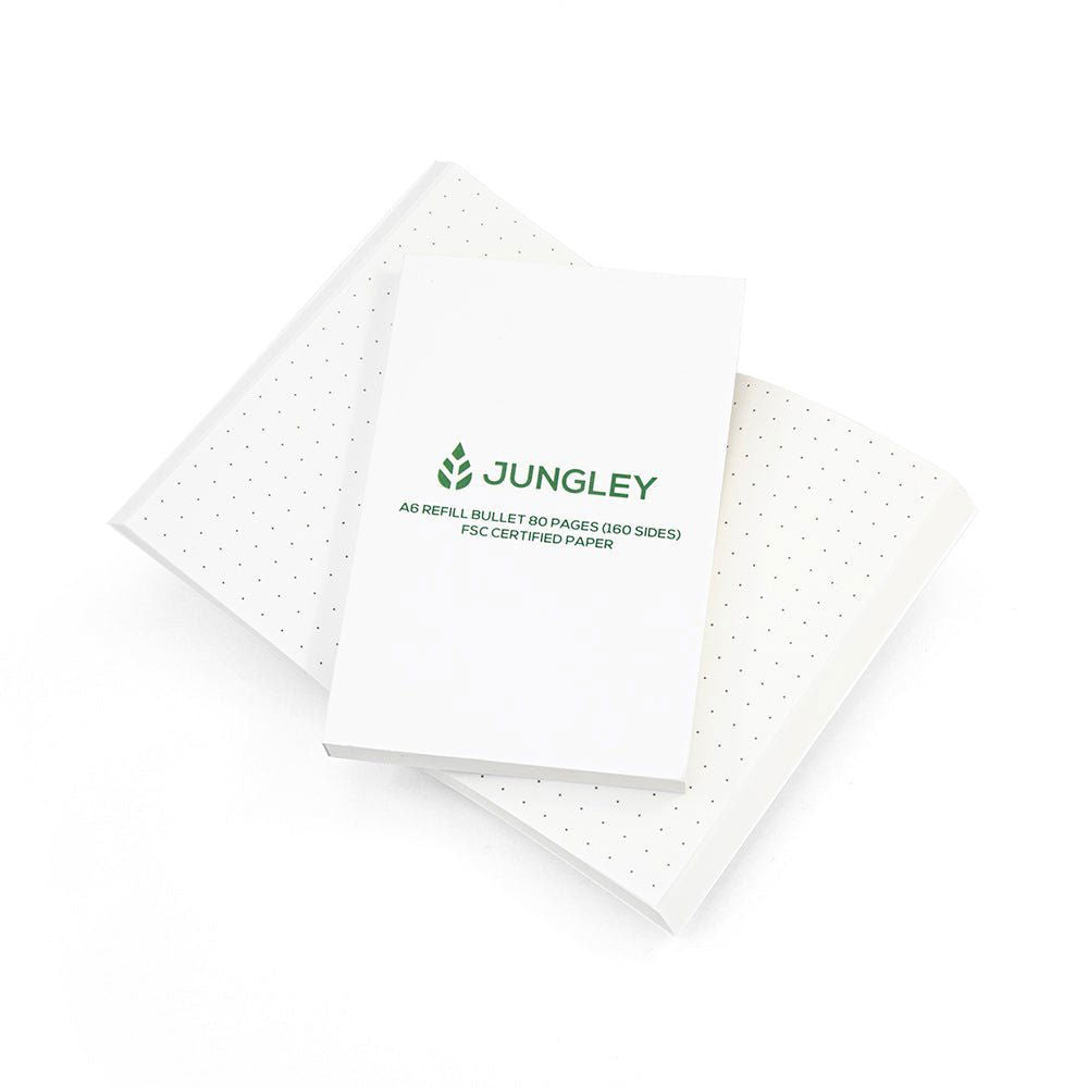 A6 Refill Notebook - Plain - Pack Of 2