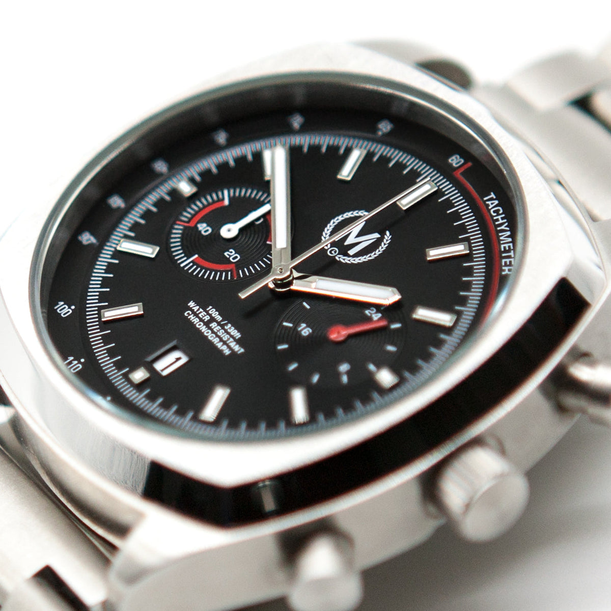 Classic Driver Chronograph, Metal Strap