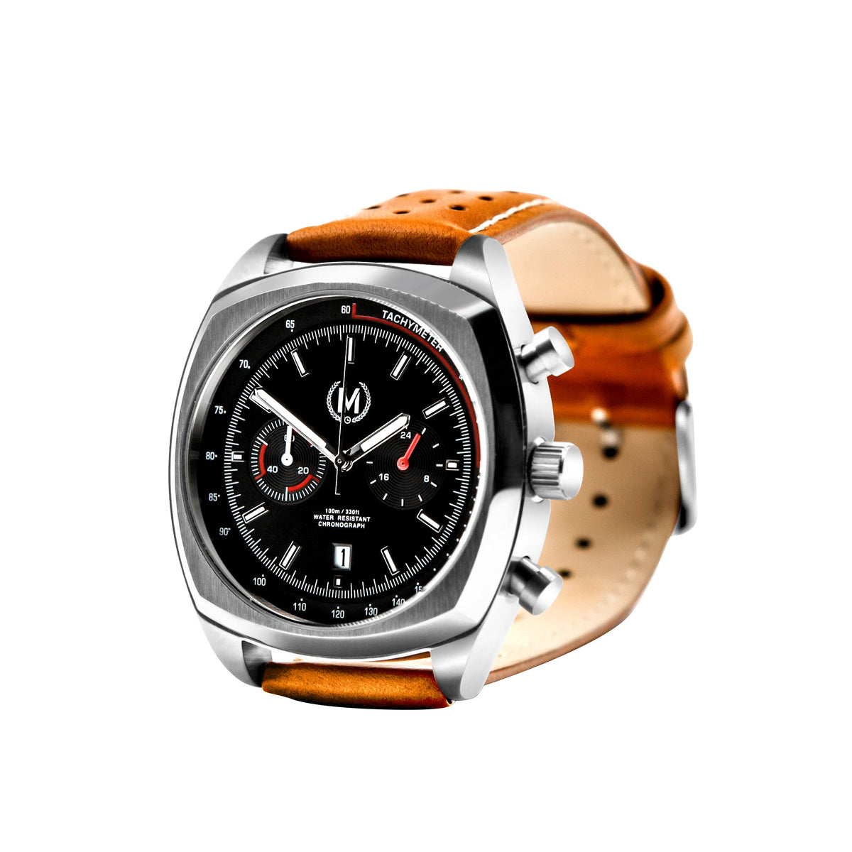 Classic Driver Chronograph, Tan Strap