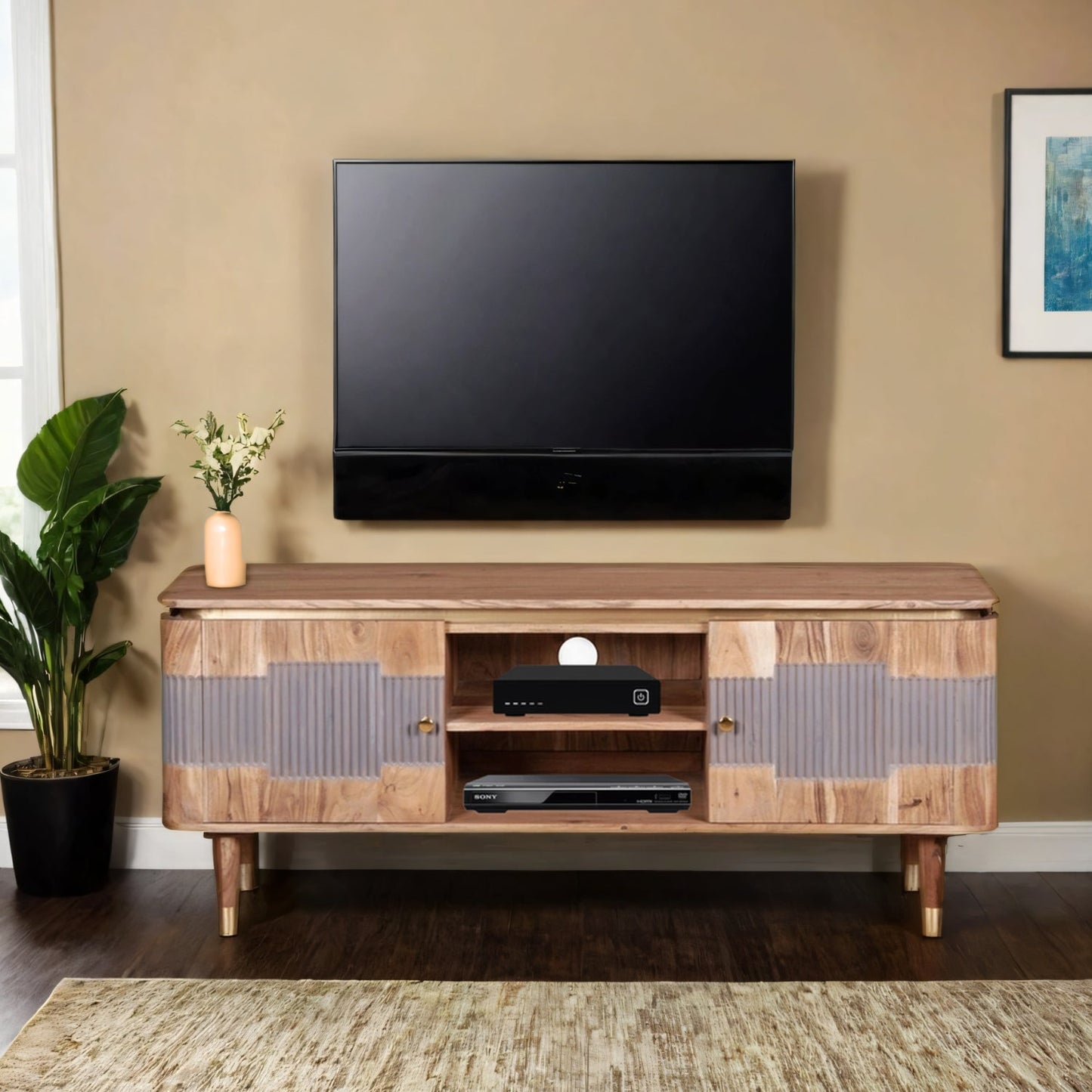 Berkley Acacia Wood TV unit