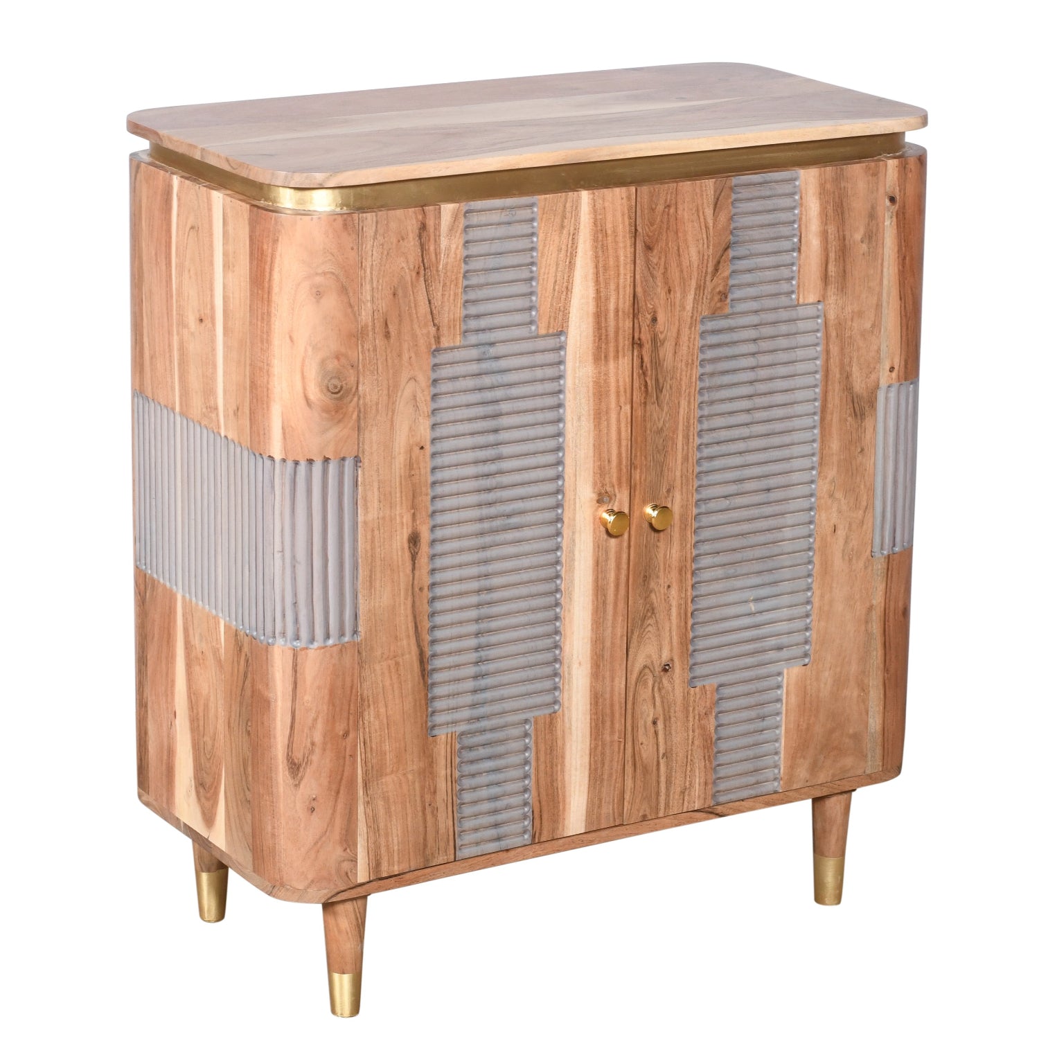 Berkley Acacia Wood 2 Doors Sideboard