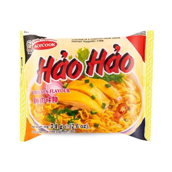 ACECOOK Hao Hao Instant Noodles Chicken Flavour 74g
