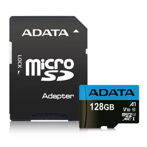 ADATA Premier Class 10 UHS-I MicroSD Card with Adapter - 32GB to 512GB