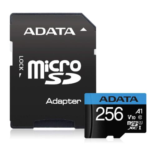 ADATA Premier Class 10 UHS-I MicroSD Card with Adapter - 32GB to 512GB