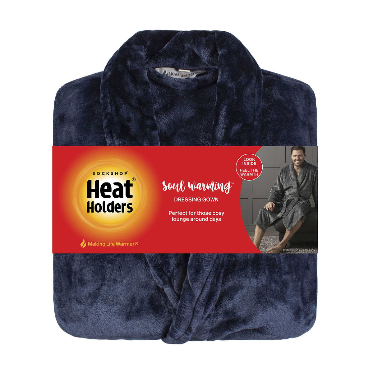 Soft Warm Mens Dressing Gown
