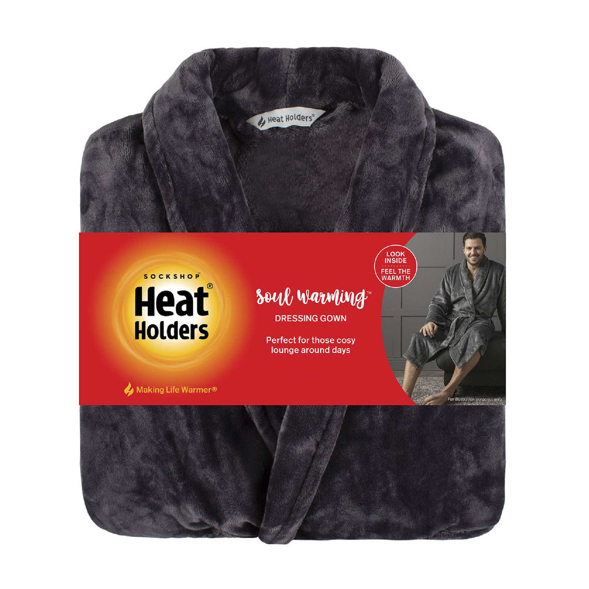 Soft Warm Mens Dressing Gown