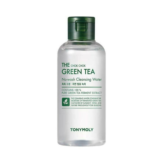 Tonymoly The Chok Chok Green Tea Cleansing Water - Korean Skincare