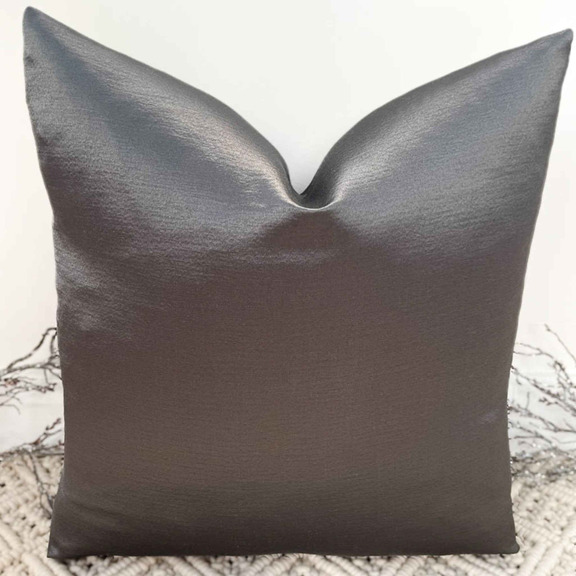 The Couture Cushion - The Charcoal Laura - Style No. 101