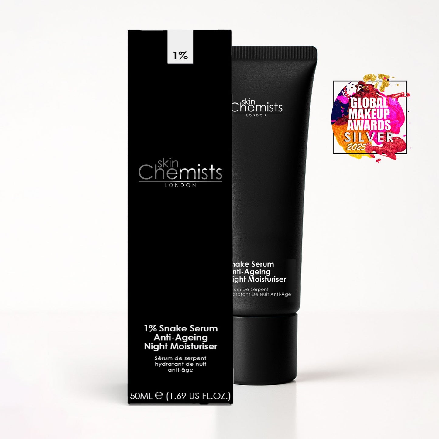 skinChemists Snake Serum Anti-Ageing Night Moisturiser 50ml