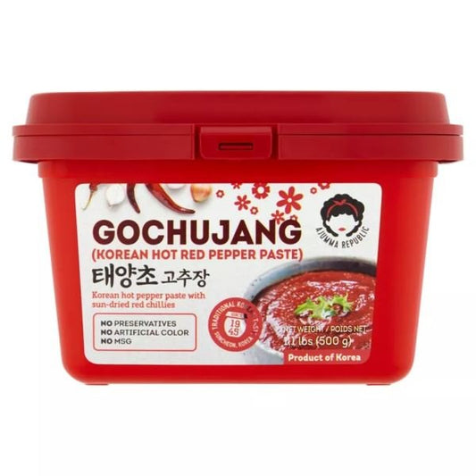 AJUMMA REPUBLIC Gochujang (Korean Hot Red Pepper Paste) 500g