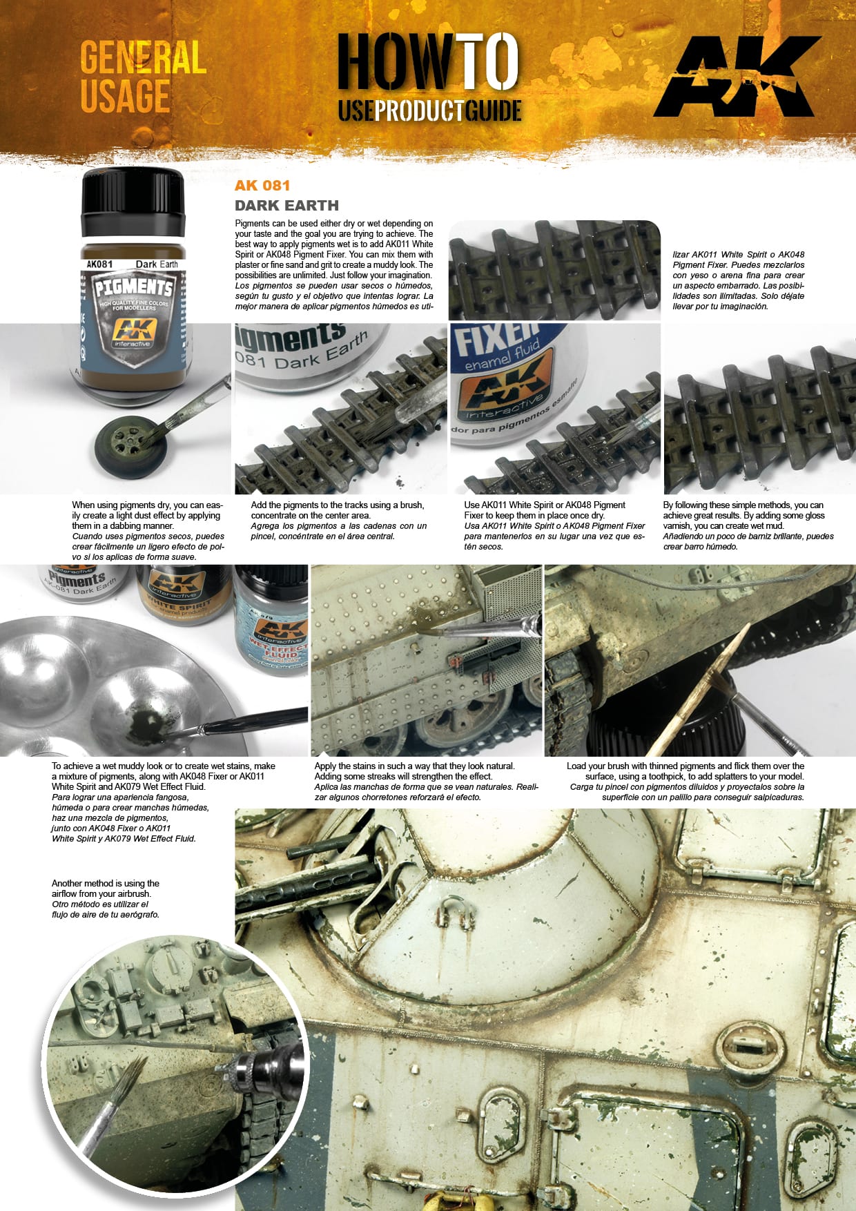 AK Interactive Pigment - Dark Earth (AK081)
