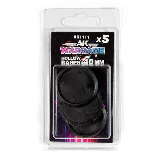 AK Interactive - Hollow Round Bases 40mm X 5 (AK1111)