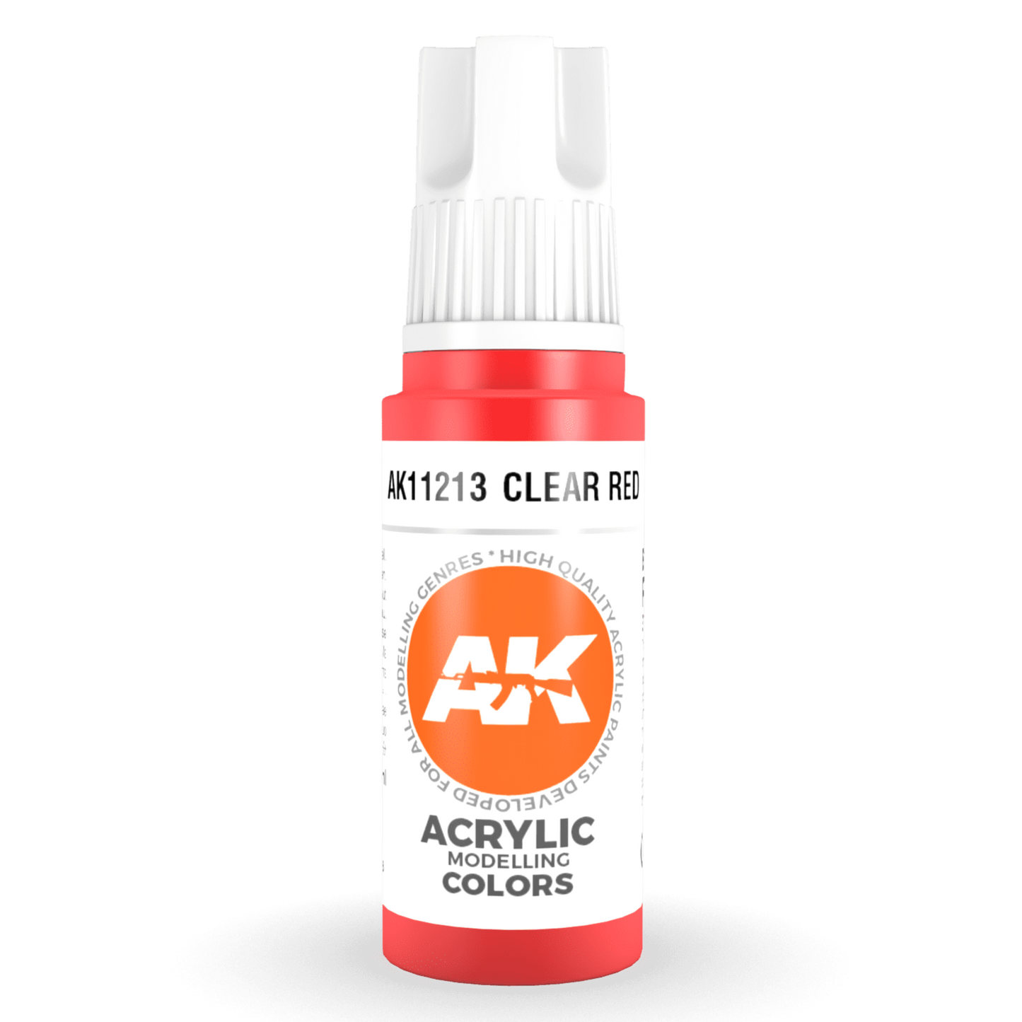 AK Interactive 3rd Gen Acrylic -Clear Red 17ml AK11213
