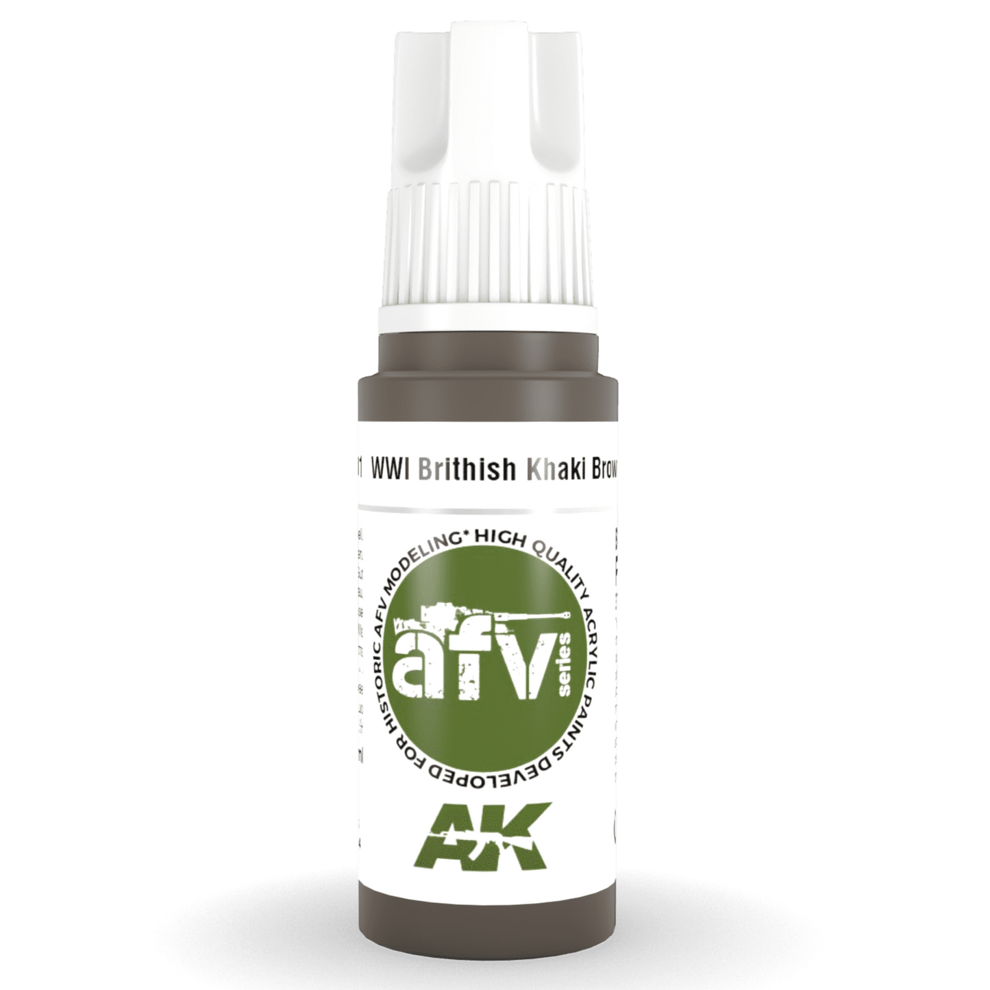 AK Interactive 3rd Gen Acrylic - WWI British Khaki Brown Base 17ml (AK11301)