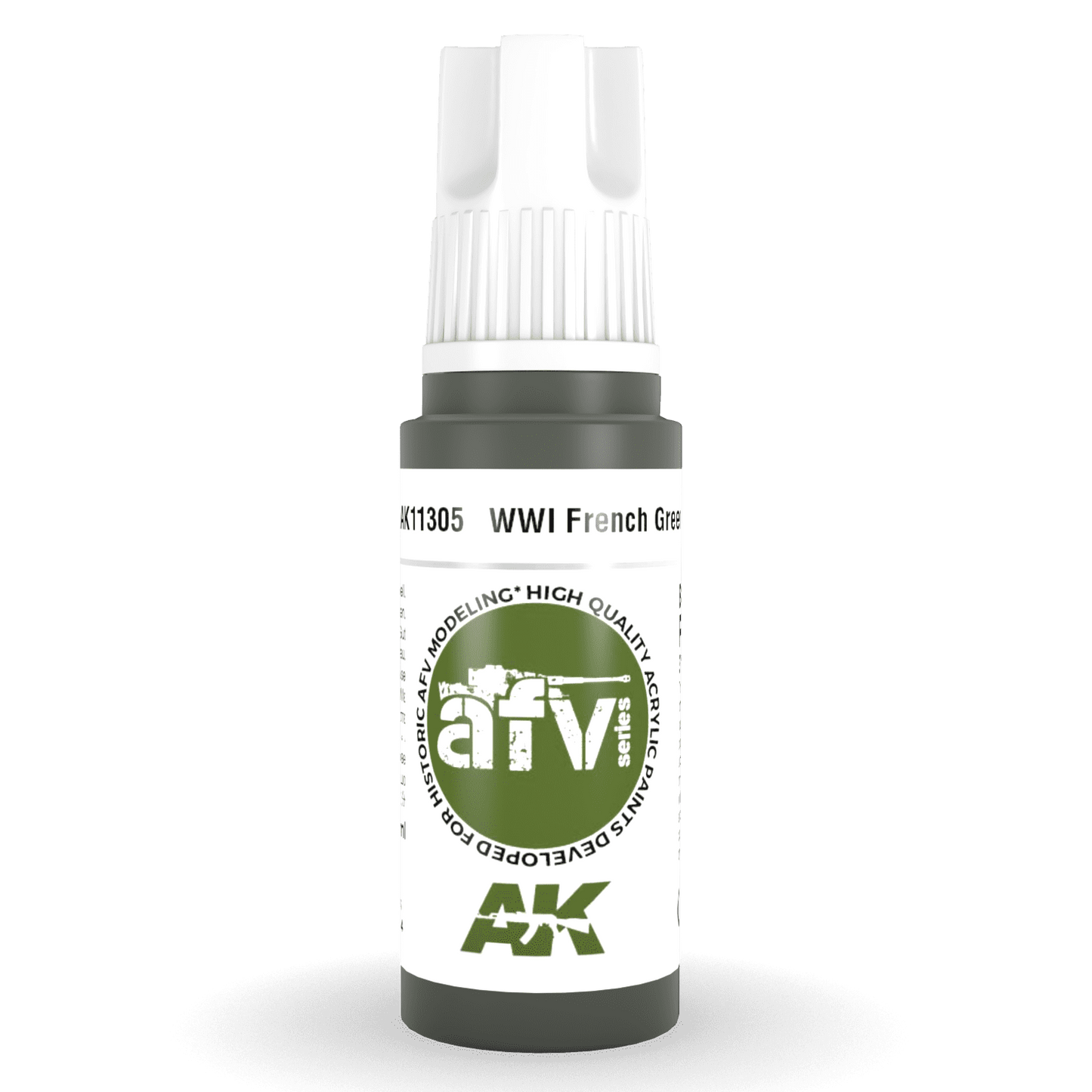 AK Interactive 3rd Gen Acrylic - WWI French Green 1 17ml (AK11305)