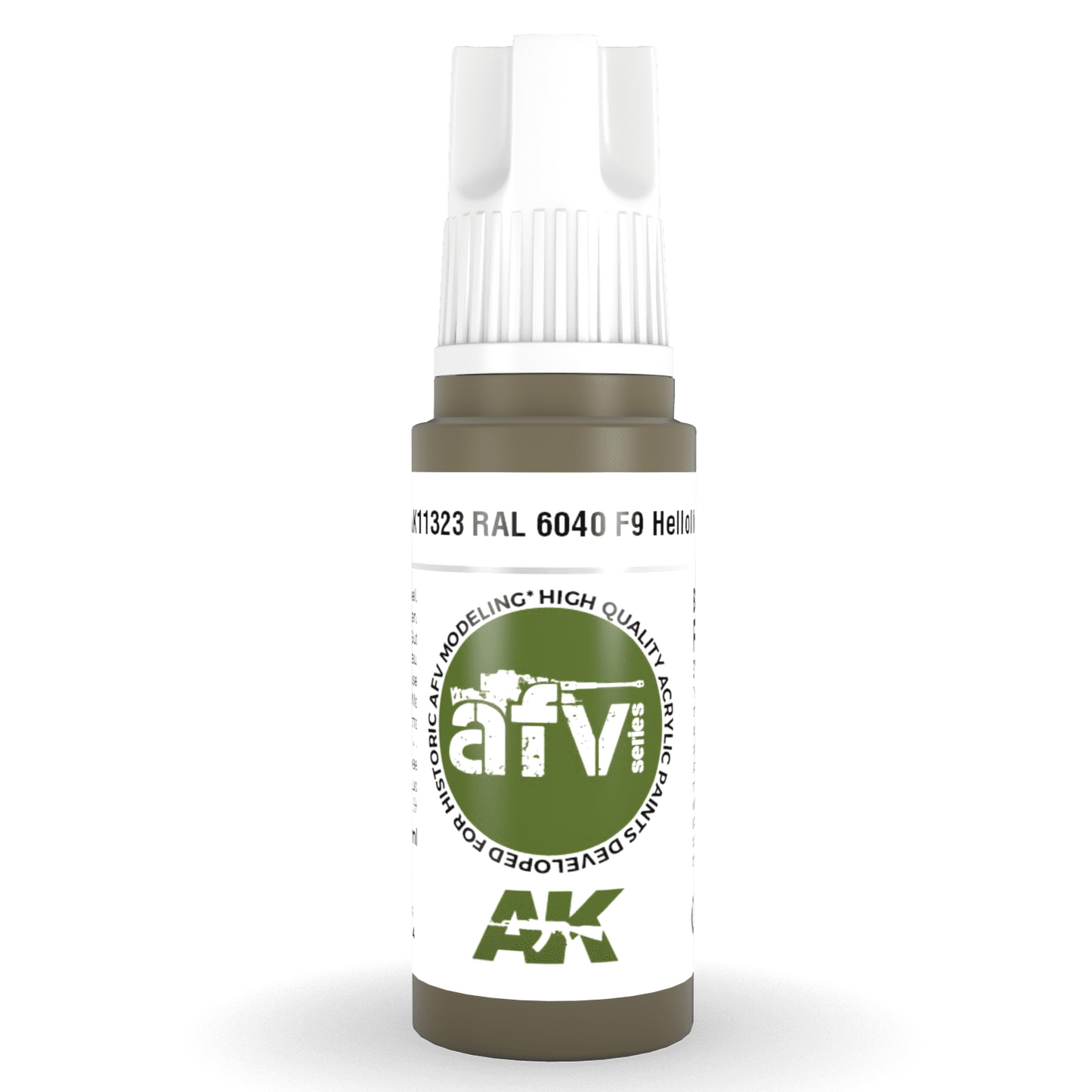 AK Interactive 3rd Gen Acrylic - RAL 6040 F9 Helloliv 17ml (AK11323)