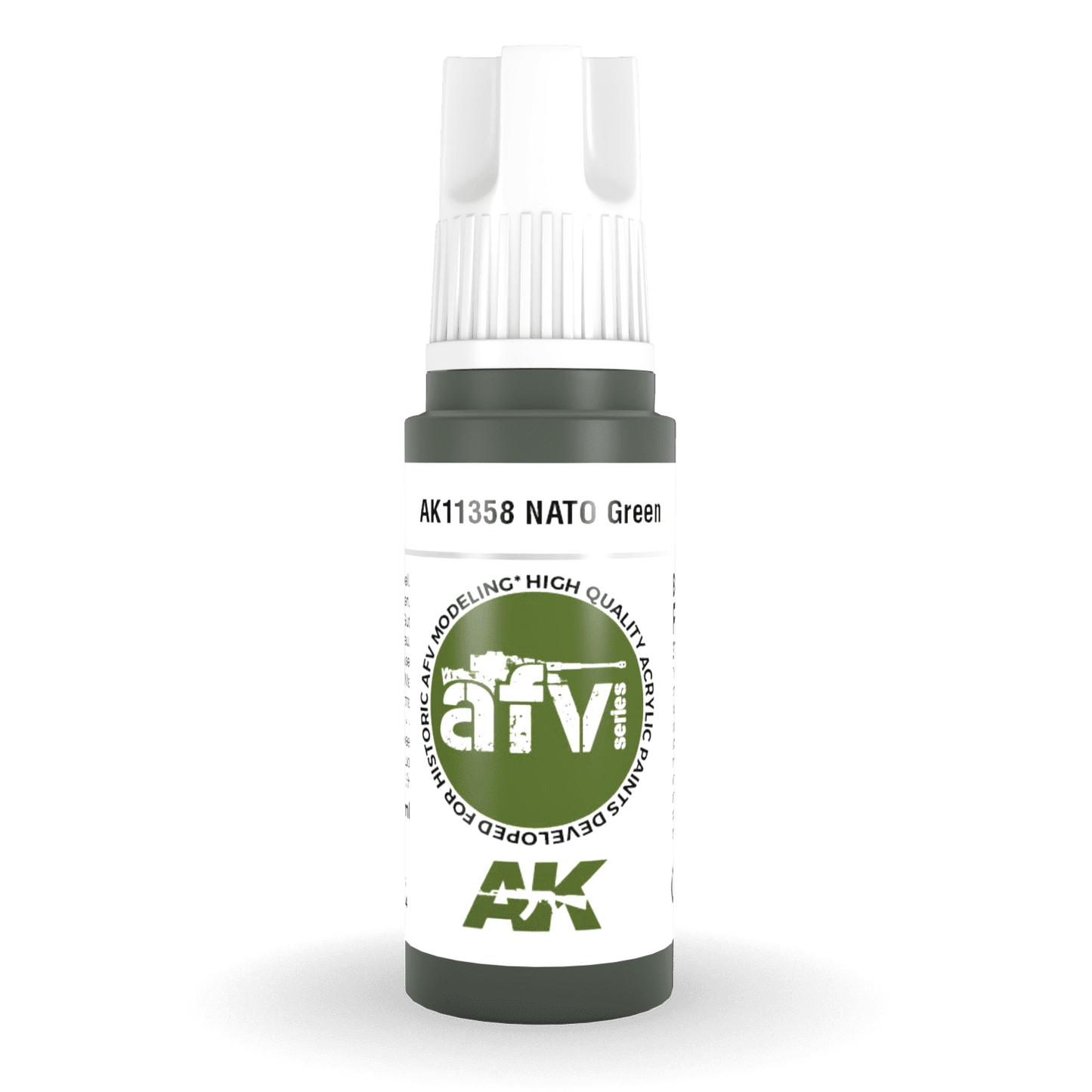 AK Interactive 3rd Gen Acrylic - NATO Green 17ml (AK11358)