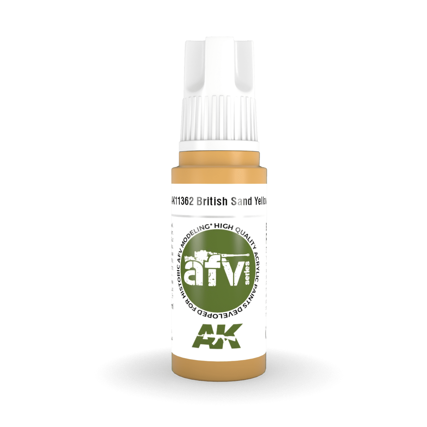 AK Interactive 3rd Gen Acrylic - British Sand Yellow 17ml AK11362
