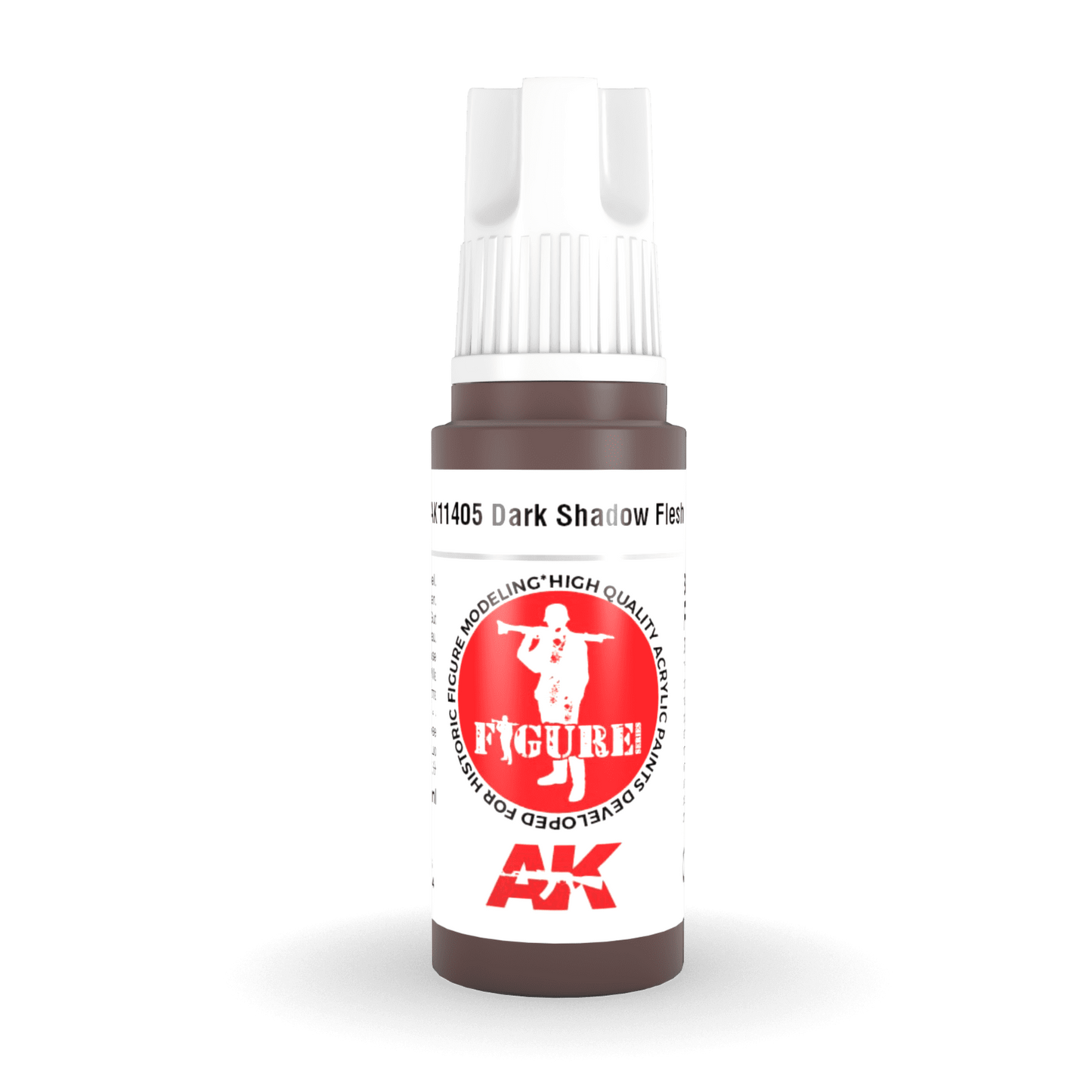 AK Interactive 3rd Gen Acrylic - Dark Shadow Flesh 17ml (AK11405)