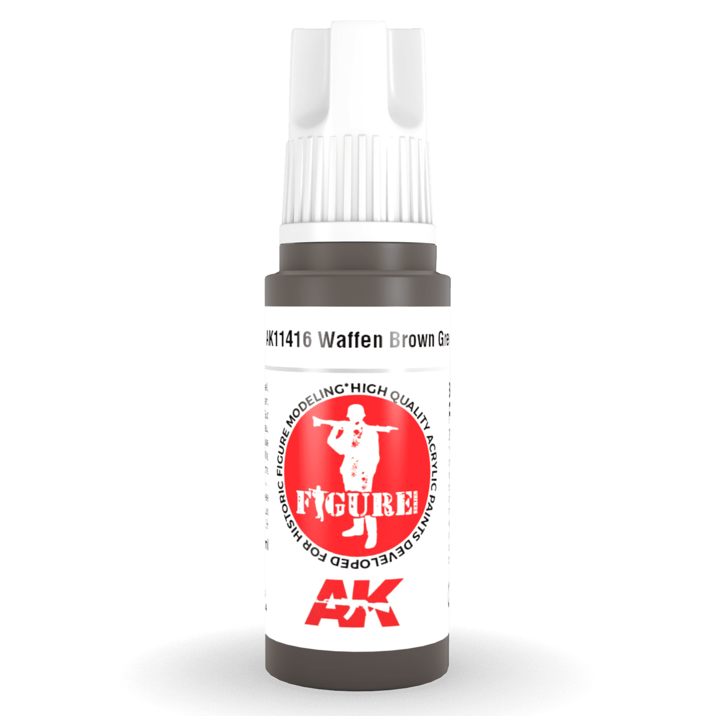 AK Interactive 3rd Gen Acrylic - Waffen Brown Grey 17ml (AK11416)