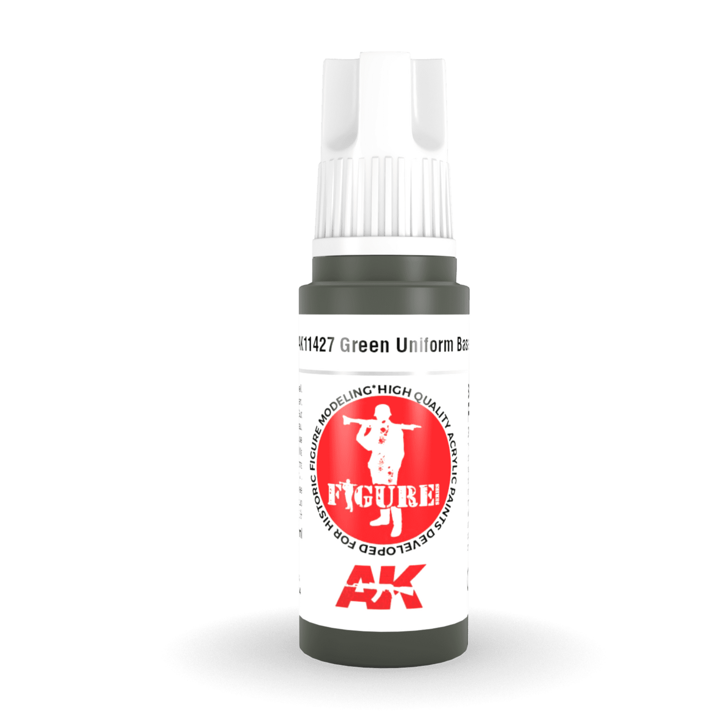 AK Interactive 3rd Gen Acrylic - Green Uniform Base 17ml (AK11427)