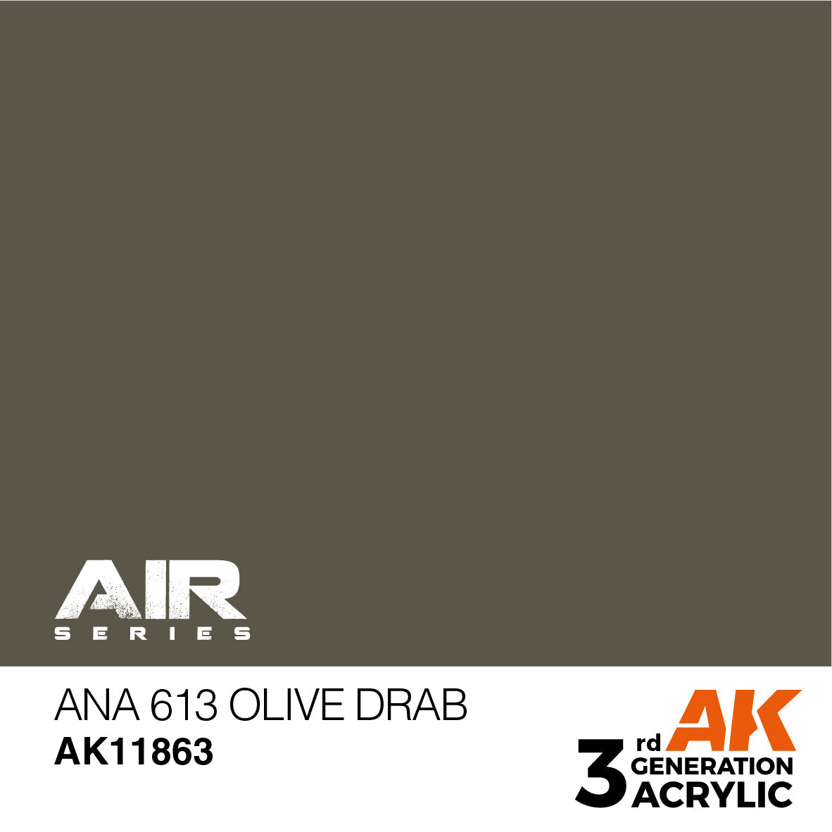 AK Interactive 3rd Gen ANA 613 Olive Drab (AK11863)