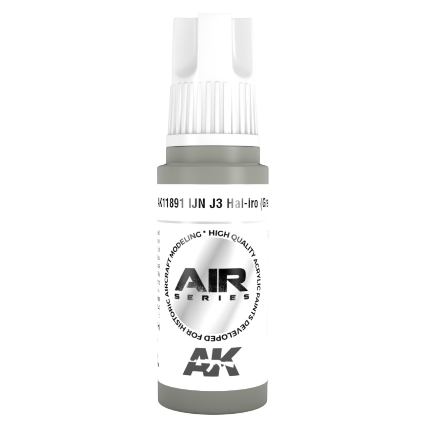 AK Interactive 3rd Gen Acrylic IJN J3 Hai-Iro (Grey) (AK11891)