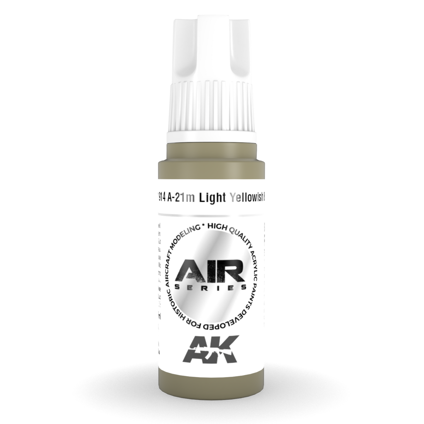 AK Interactive 3rd Gen Acrylic A-21m Light Yellowish Brown (AK11914)