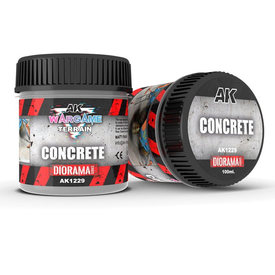 AK Interactive Concrete - Wargame Terrains - 100ml (AK1229)