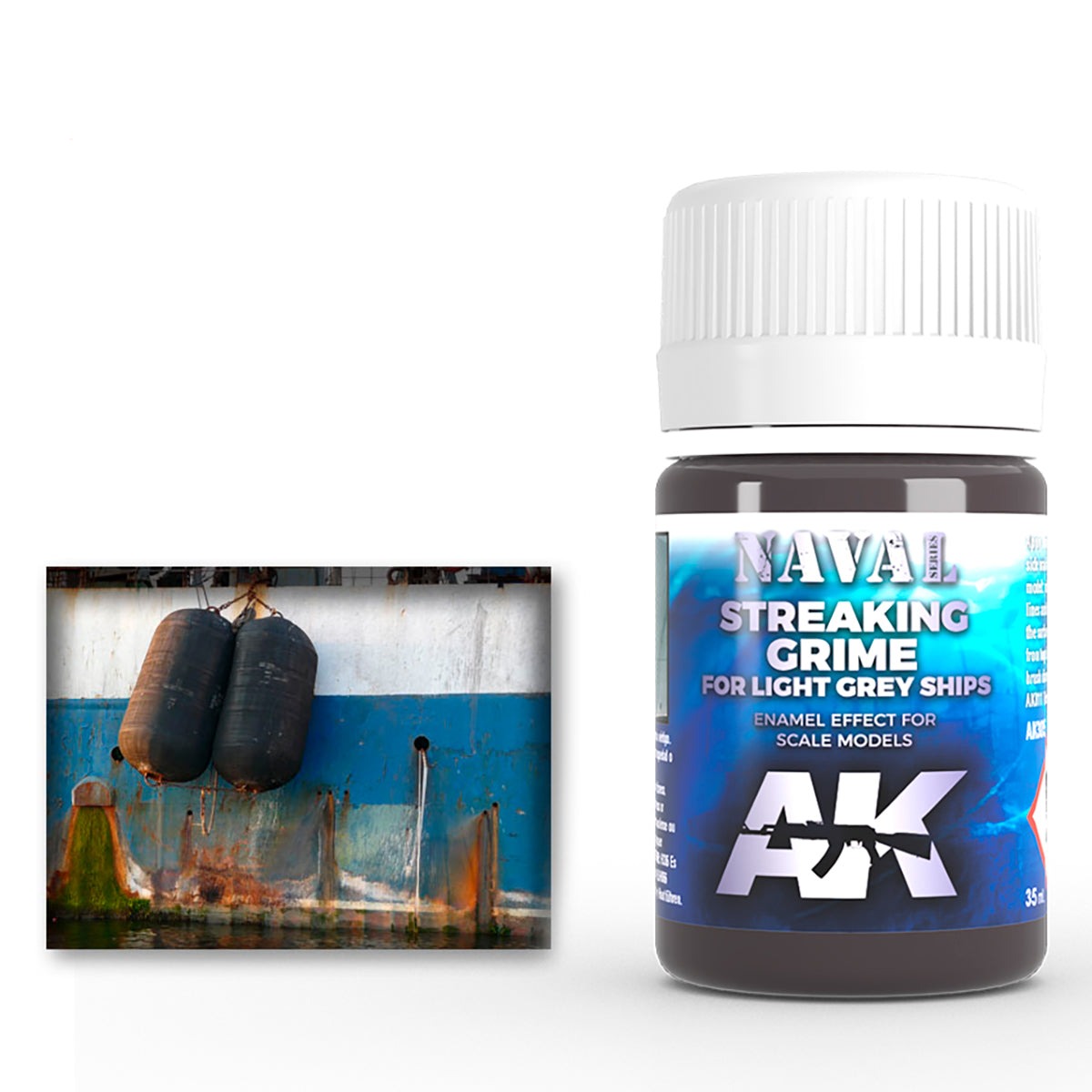 AK Interactive Streaking Grime for Light Grey Ships 35ml (AK305)