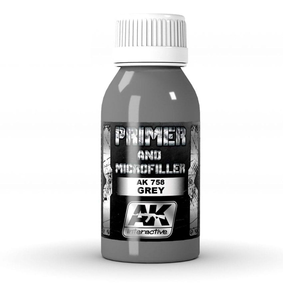 AK Interactive Grey Primer & Microfiller 100ml (AK758)