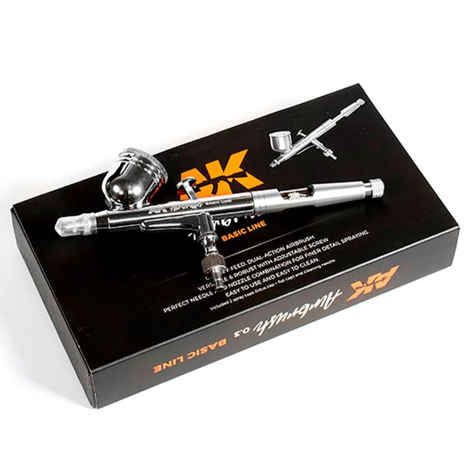 AK Interactive Dual Action Airbrush with 0.3mm Nozzle (AK9000)